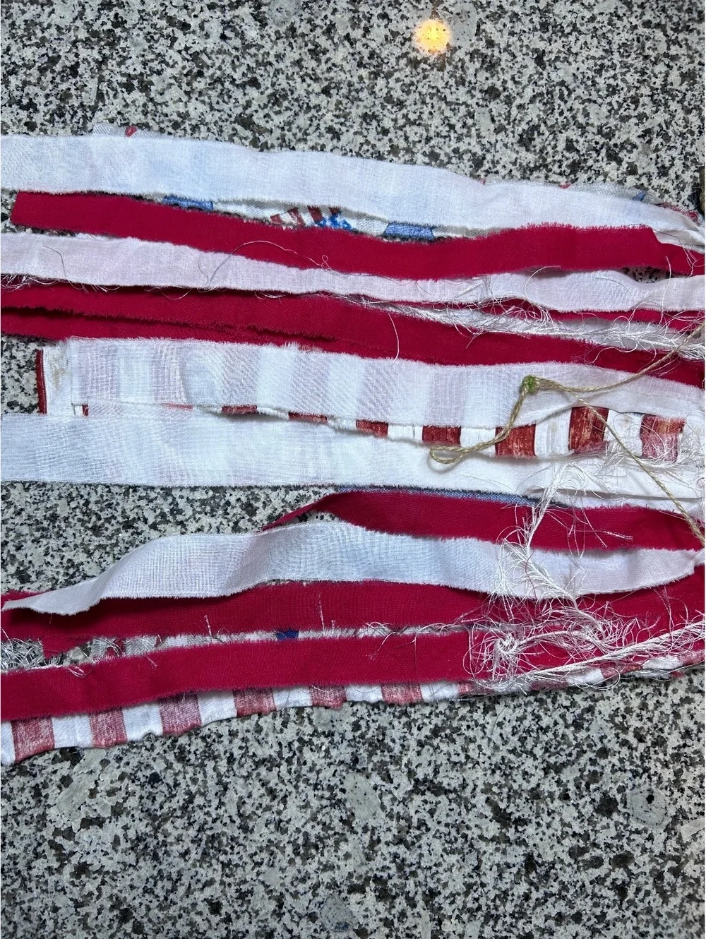 Handcrafted Patriotic American Flag Wall Hanging Decoration